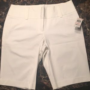 New white shorts